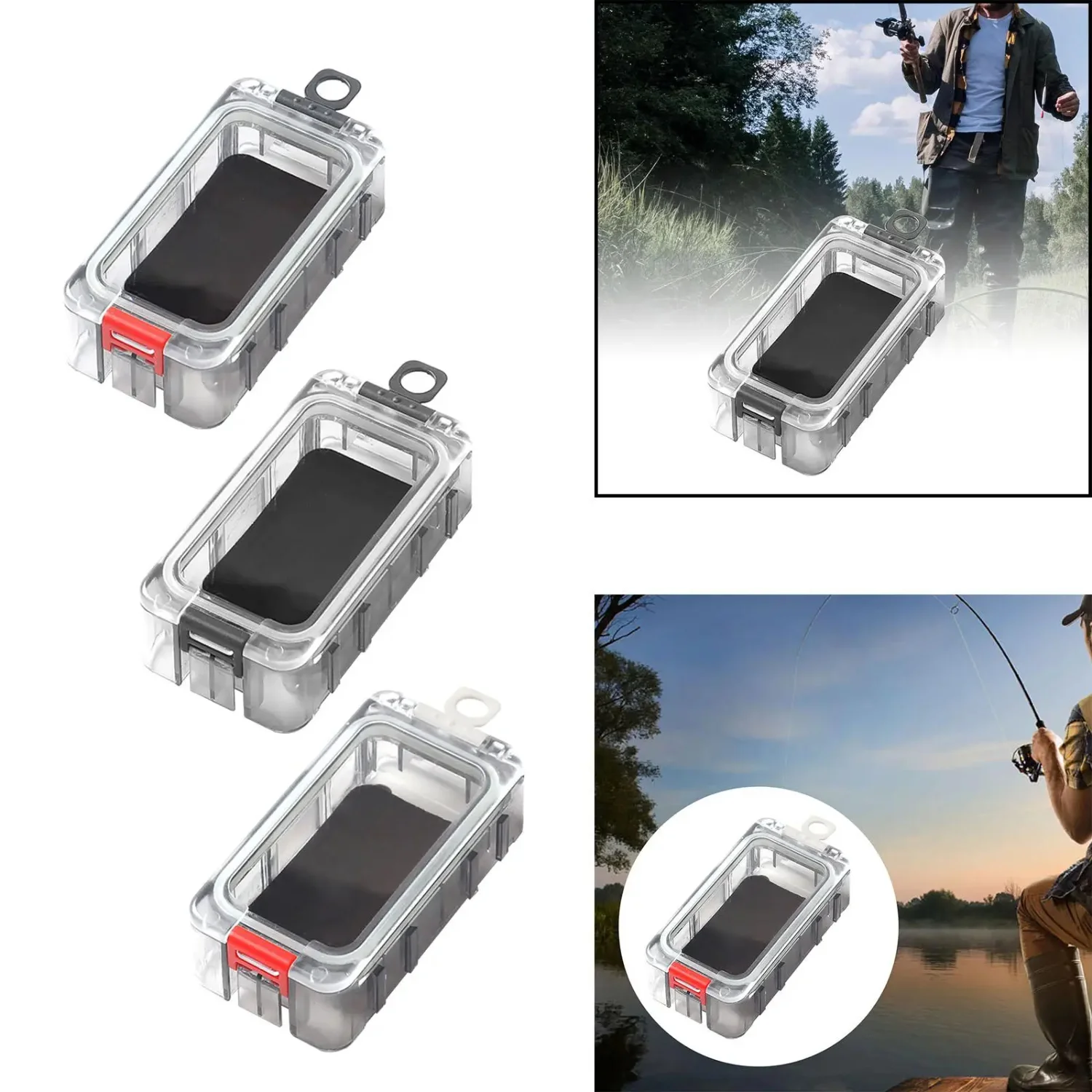 1 pcs Fishing Tackle Box Multifunctional Portable Fishing Tackle Accessory  Box Fishing Lure Hook Tackle Box Fishing Tools Box