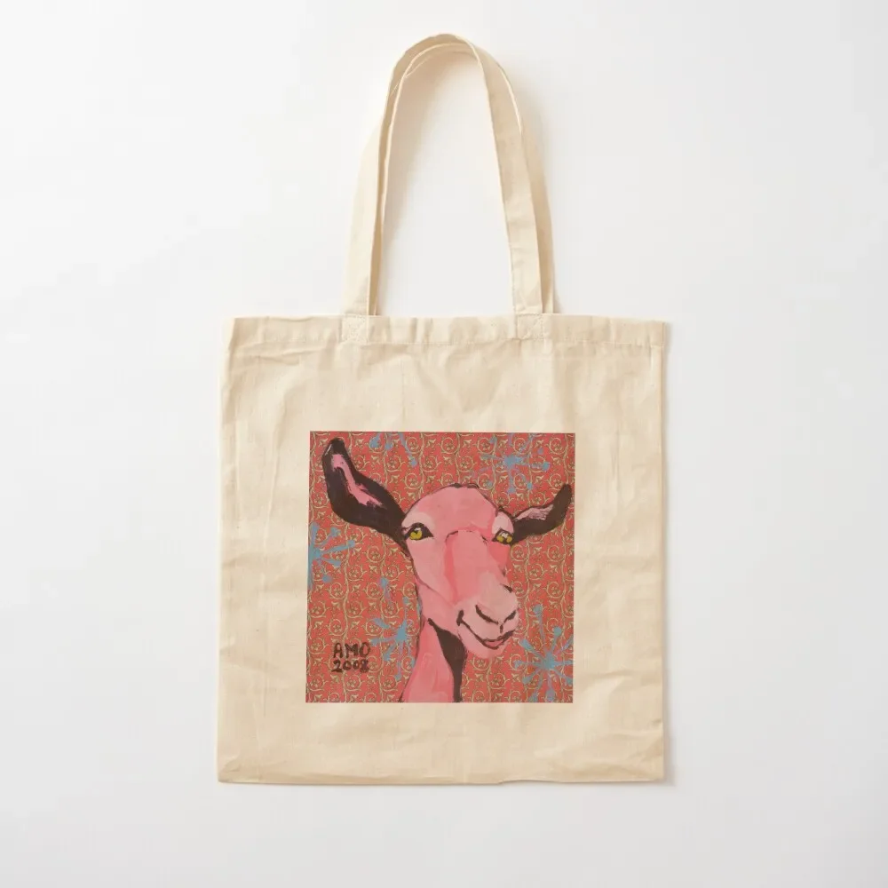 

Festive Pink Goat Tote Bag Women's bags Eco bag Tote Bag