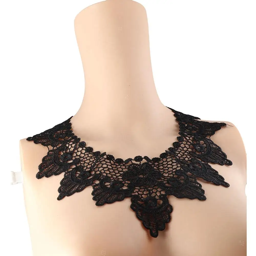 

3D Craft Collar Scrapbooking Neckline Lace Garment Accessories Embroidery Apparel Sewing Fabric