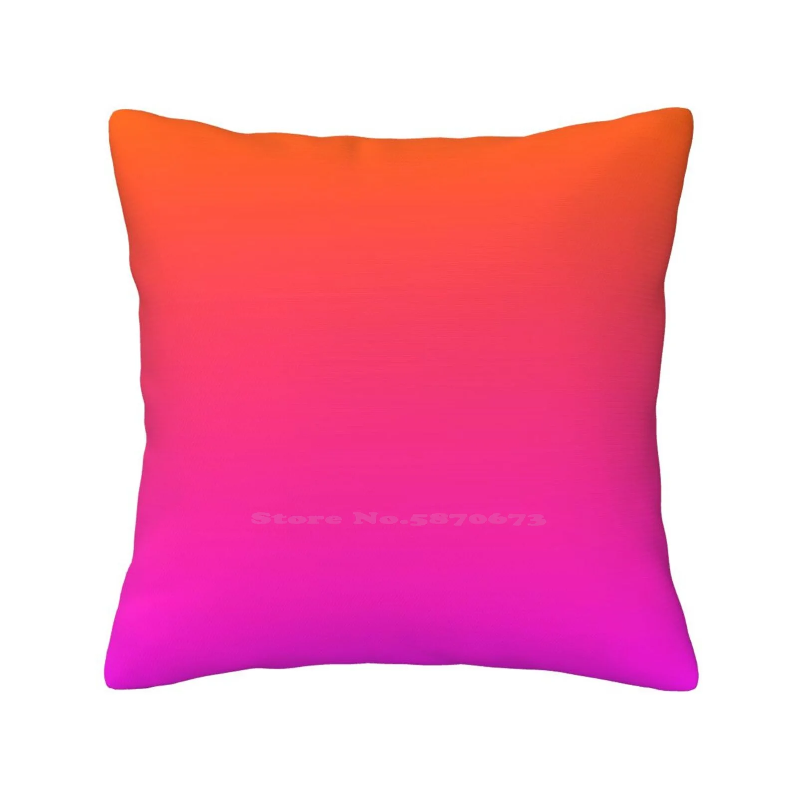 Fuchsia And Orange Ombre Pillowslip Pillowcase Fuchsia Hot Pink Magenta Orange Ombre Blur Gradient Aesthetic Minimalist Fade