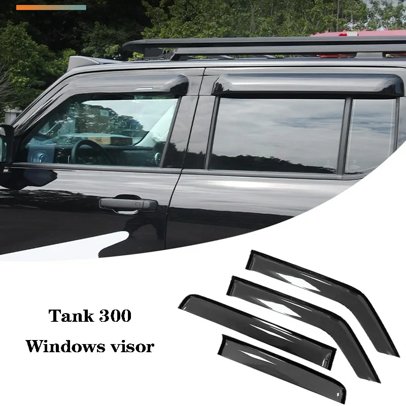 Tank 300 2022 2023 Rainproof Eyebrow Retrofitting and Thickening Original Window Rainproof Exterior Decorative Accessories