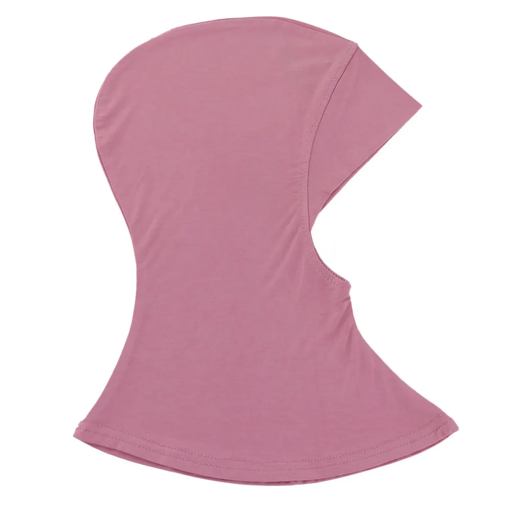 

Мусульманская хиджаб-шапочка с регулируемой застежкой, полностью закрывающая голову, абрикосового цвета, легкая, бесшовная, для защиты шеи, исламская шаль-накидка для Рамадана