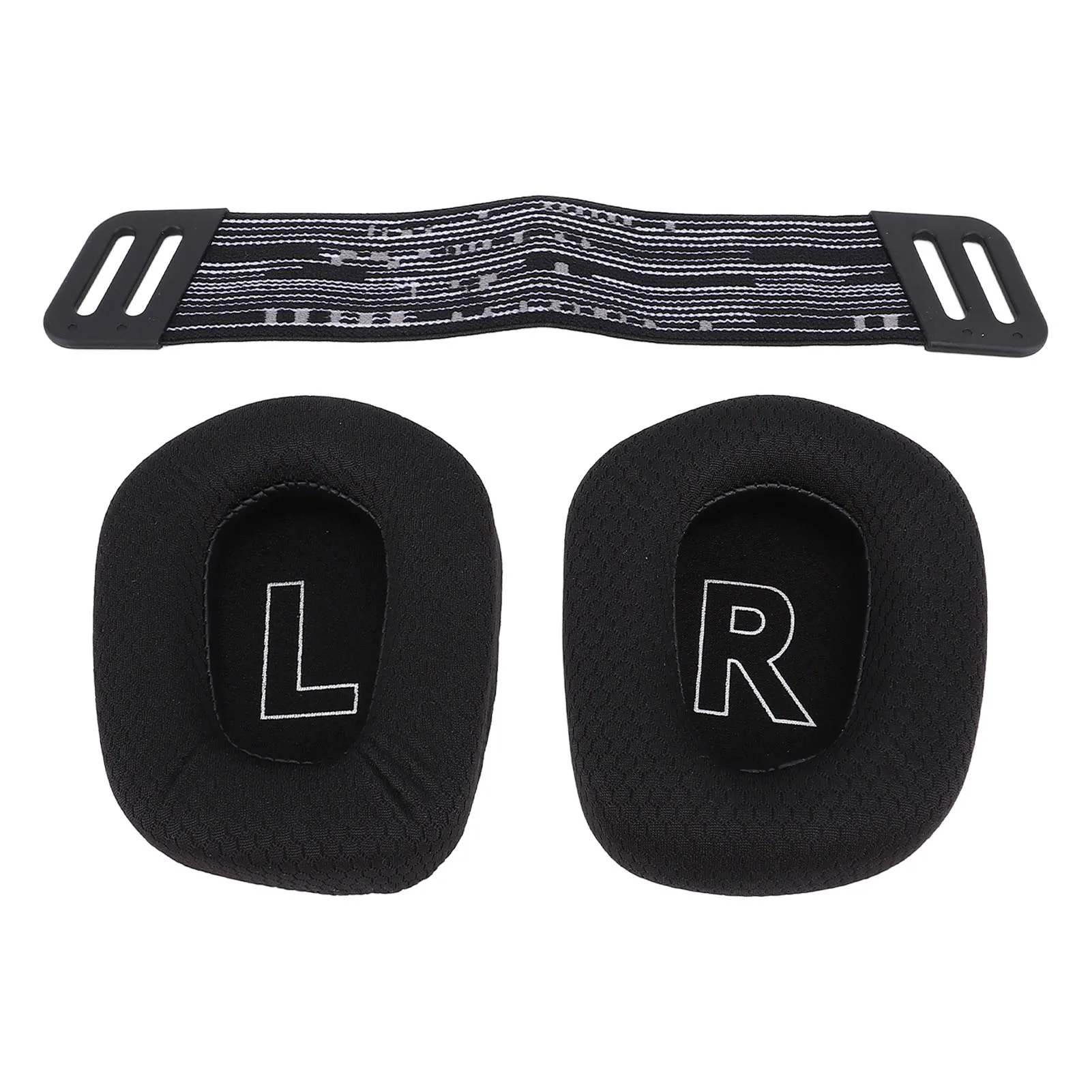 Ademende mesh-oorkussens, geluidsisolerende headset-oorkussens, versterkte stiksels met hoofdbandriemen voor de G733 draadloze headset.