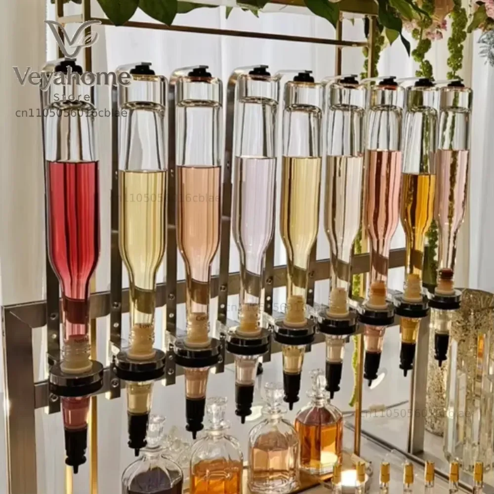 Metal Stand Personalization Original Scent Bar Experience Perfume Dispenser  6/8/12 Heads 375ml with