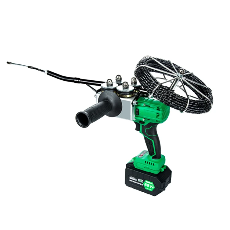 Automatic Electric Puller Through Wall Electrical Wire Threader Cordless Threading Stringing  Cable Lead Tools Machine