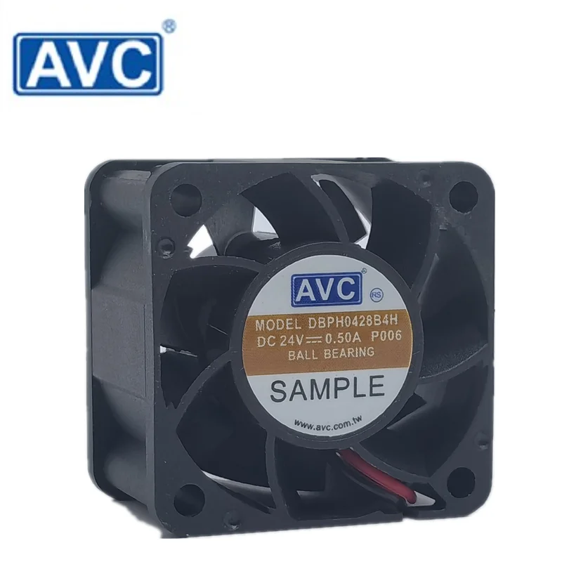 New AVC DBPH0428B4H DC 24V 0.5A 4028 4cm large air volume frequency converter industrial fan
