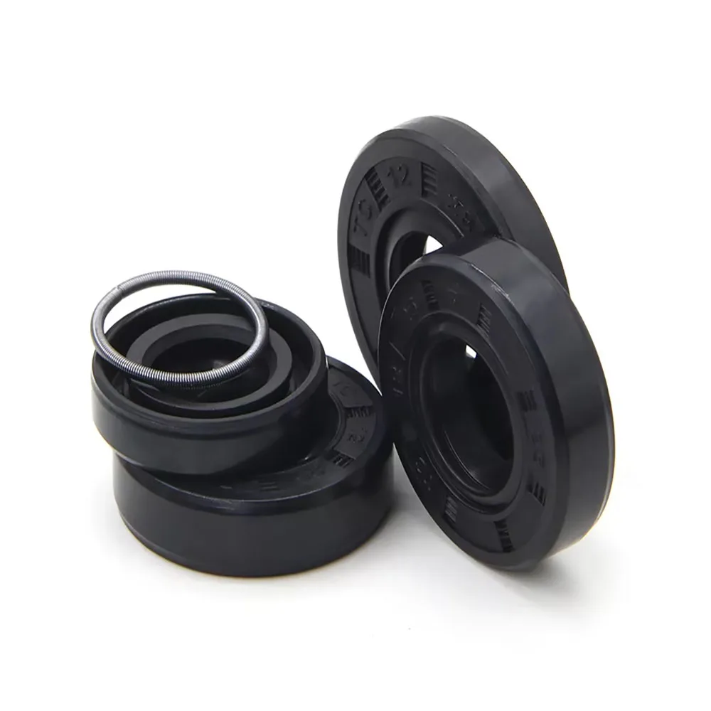 1/2Pcs NBR Oil Seal ID 90-120mm Black TC/FB/TG4 Skeleton Oil Seal Double Lip Sealing Gasket Used  Oil And Wear Resistance