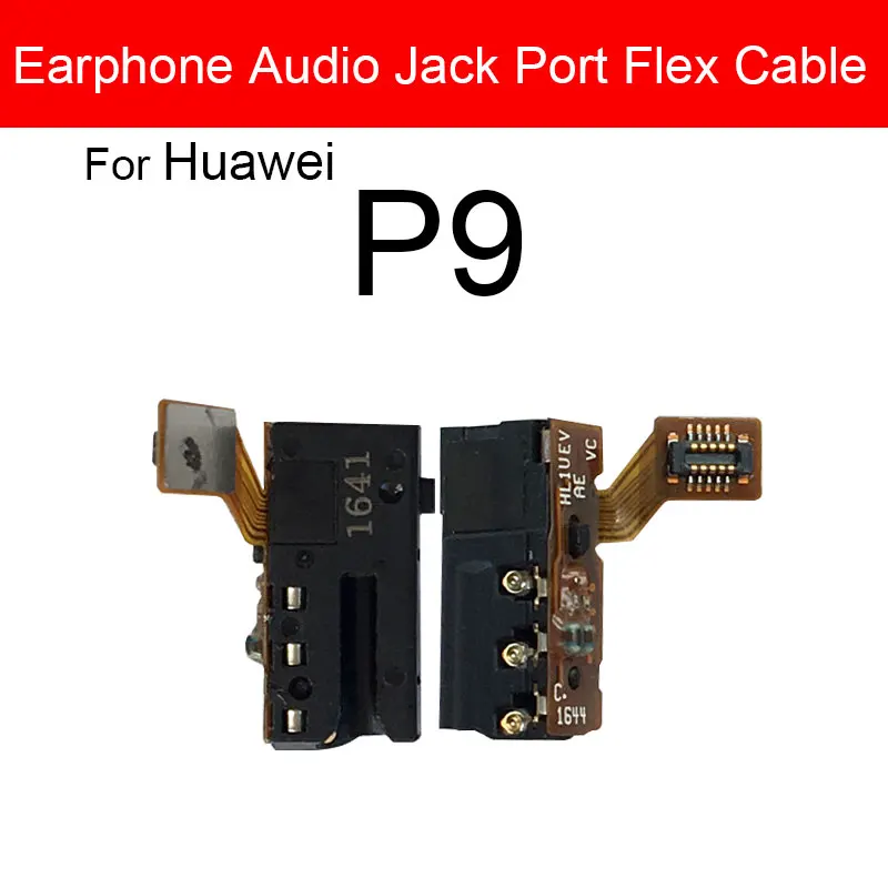 Ear Jack Earphone Audio Port Connector Flex Cable For Huawei P9 P10 Plus P30 P20 P9 Lite Mini P8 Max P7 P6 Replacement Parts