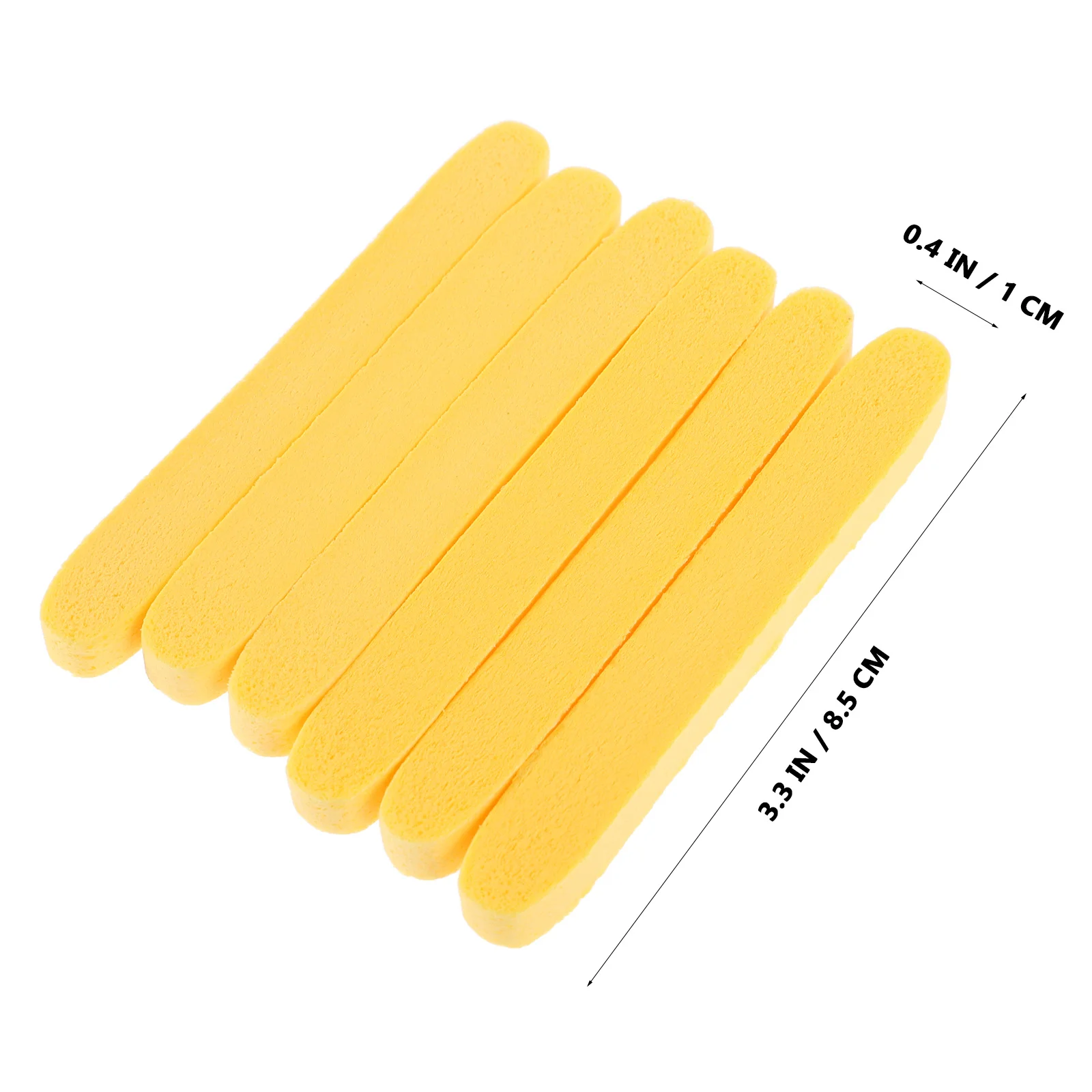 50 Stück komprimierte Gesichtsschwämme, natürliche gelbe Schwämme zur Make-up-Entfernung, Gesichtsreinigung, Peeling-Pads