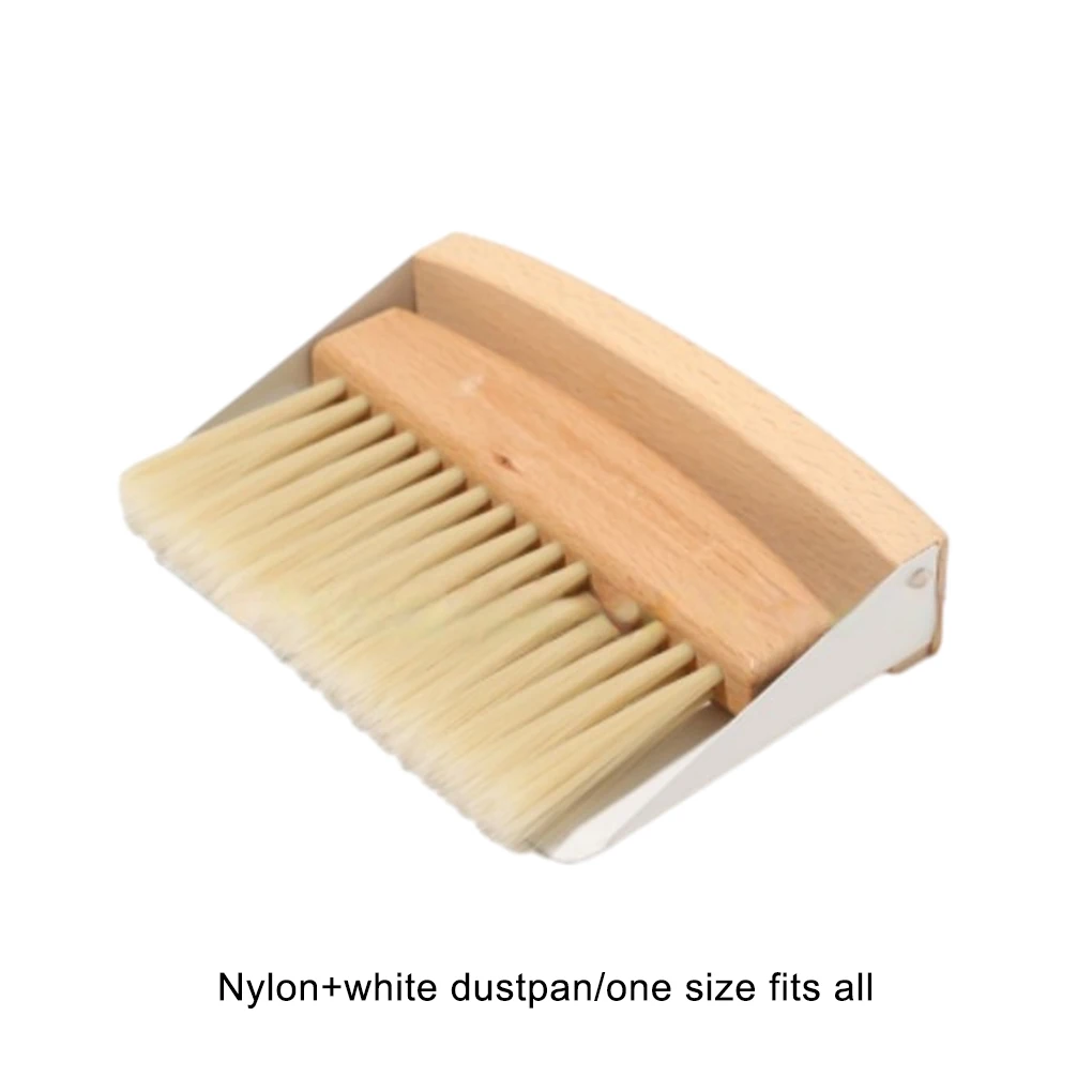 Eco-friendly Broom And Dustpan  For Sustainable Cleaning Efficient Broom With Dustpan Ergonomic Nylon white dustpan One