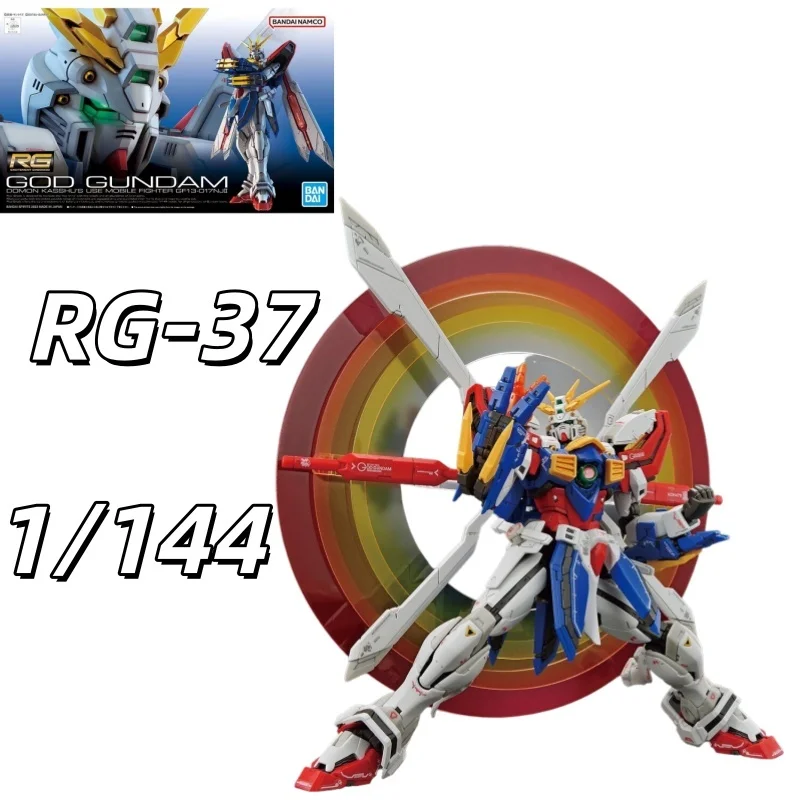 

Оригинальный Bandai Rg-37 1/144 сборная модель, комплект игрушек, экшн-фигурка, пластиковые модели, наборы игрушек, коллекционный робот, пластиковые игрушки для хобби