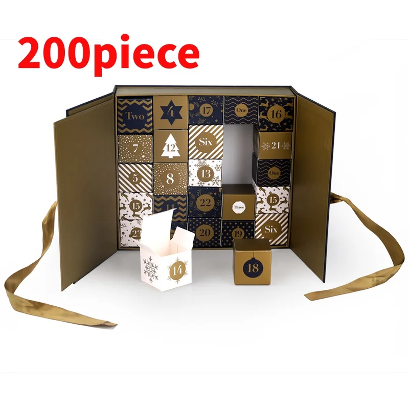 20 0piece.Custom.advent calendar beauty advent calendar box custom size and logo advent calendar