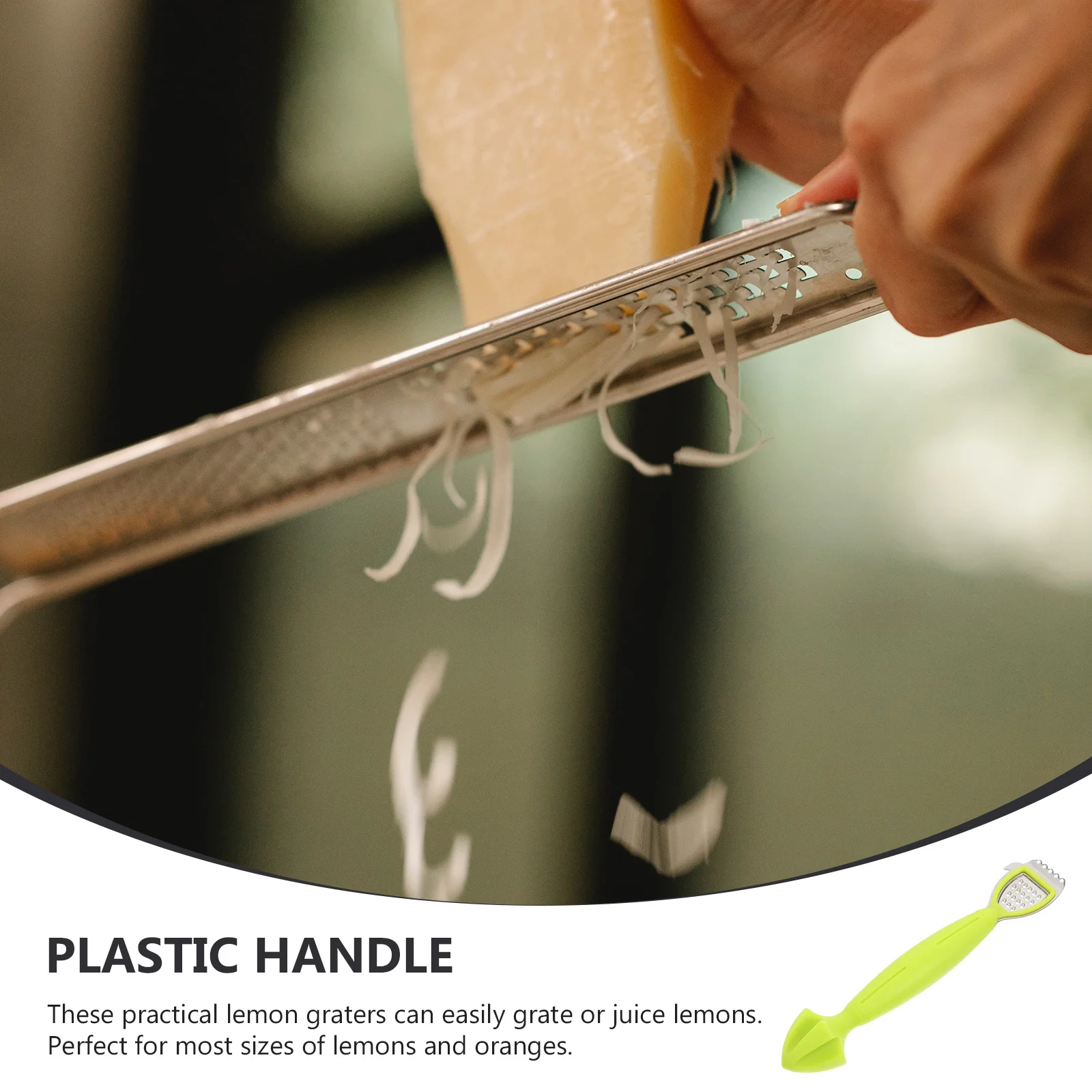 

2Pcs Lemon Graters Rustproof Food Graters Practical for Lemons Oranges Easy Grip Use Home Kitchen DIY Cold Drinks