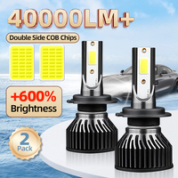 H4 Canbus Car LED Headlight 40000LM H1 H7 H11 Auto Headlamps 6000K 9005 HB3 9006 HB4 9004 9007 Turbo Lamps 12V Car Fog Lights