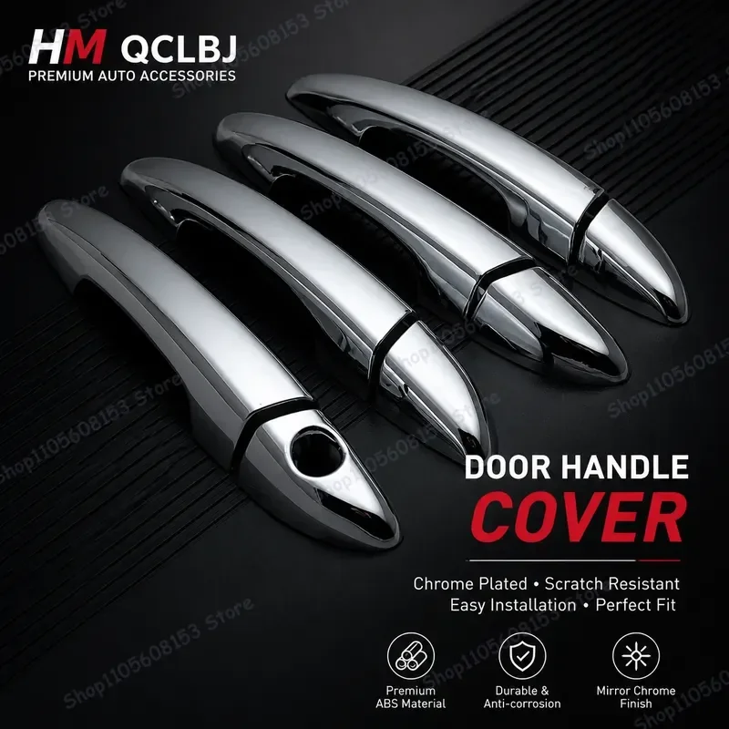 

For Hyundai Sonata 2015-2018 Door Handle Cover Electroplated Protective Trim Decorative Accessories Car Styling Upgrade