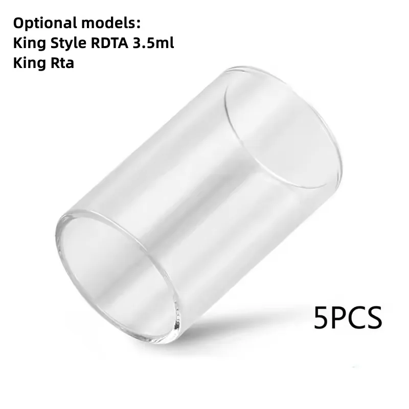 5 قطعة YUHETEC قياس كوب الزجاج المستقيم لفائف الأب الملك نمط RDTA 3.5 مللي/ملك Rta اكسسوارات