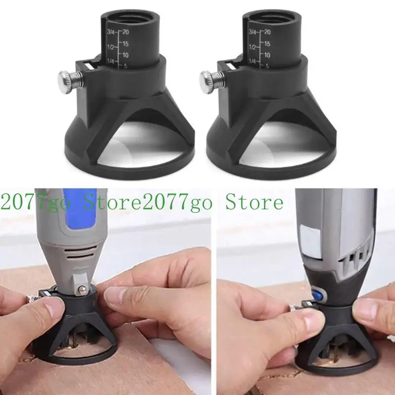 Y1UD Efficient Multiple Materials Cutting Kits Rotary Tool Attachment for Precise Depth Control Woodworking & Metal Projects