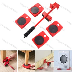 Heavy Duty Furniture Mover Set Heavy Stuffs Lifter Washing Machine Refrigerator Mattress Transport Tool Moving Furniture Helper