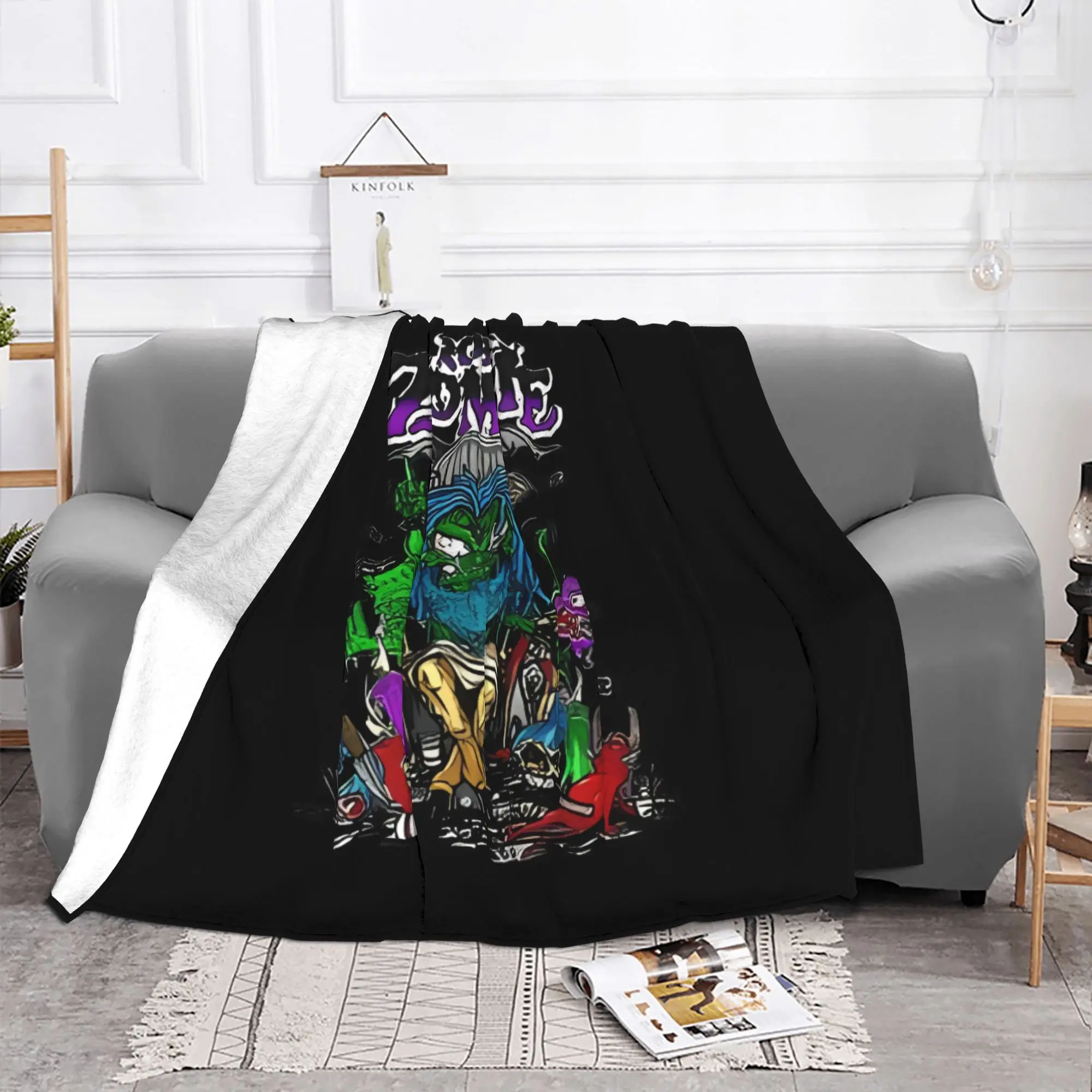 1PC home Cutecore Best Popular New the robzombie Blanket Super Cosy Plush Home Living Room Sofa halloween