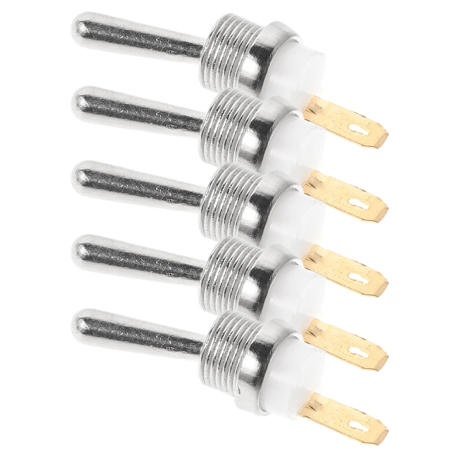 

5Pcs Chainsaw Kill Switch Iron Metal Toggle Rocker Stop Switch Tool Repair Logging Saw Parts Ignition Replacement