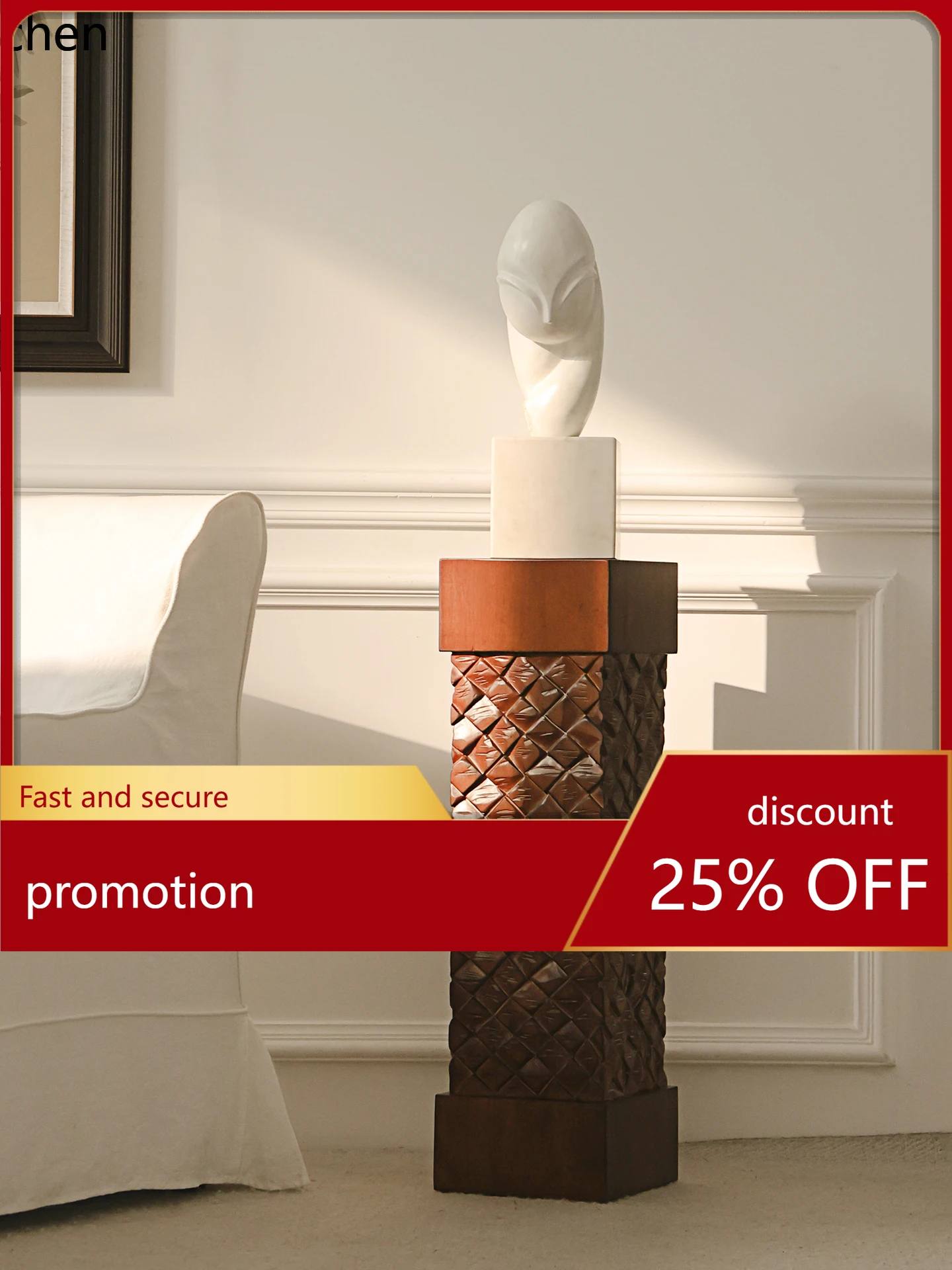 

Декоративная скульптура-подставка для цветов HT: украшение для входа в отель, гостиницу, гостевой дом