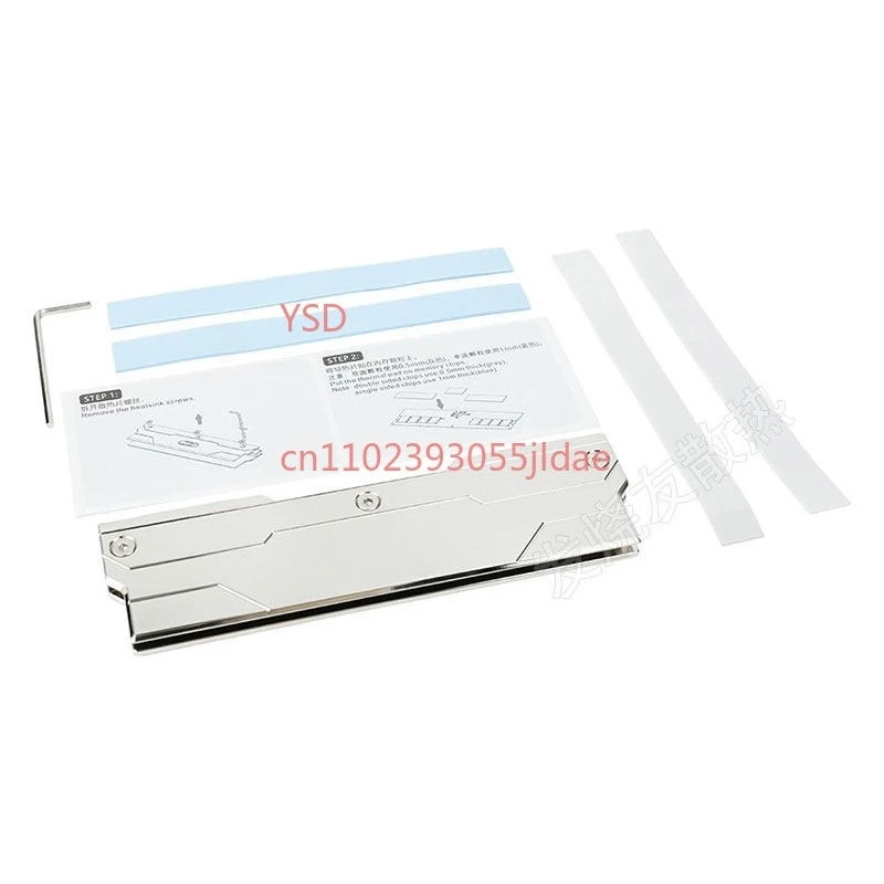 All-copper vest directly touches memory DDR5 heat dissipation 2 4 channels memory water cooling head