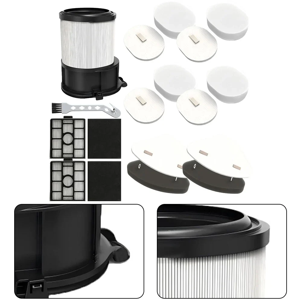 

1 фильтр, 2 фильтра HEPA, 4 базовых предфильтра, 4 базовых поролоновых фильтра для беспроводного пылесоса Shark IP3251EUT, IP3225EUT, IP3251C