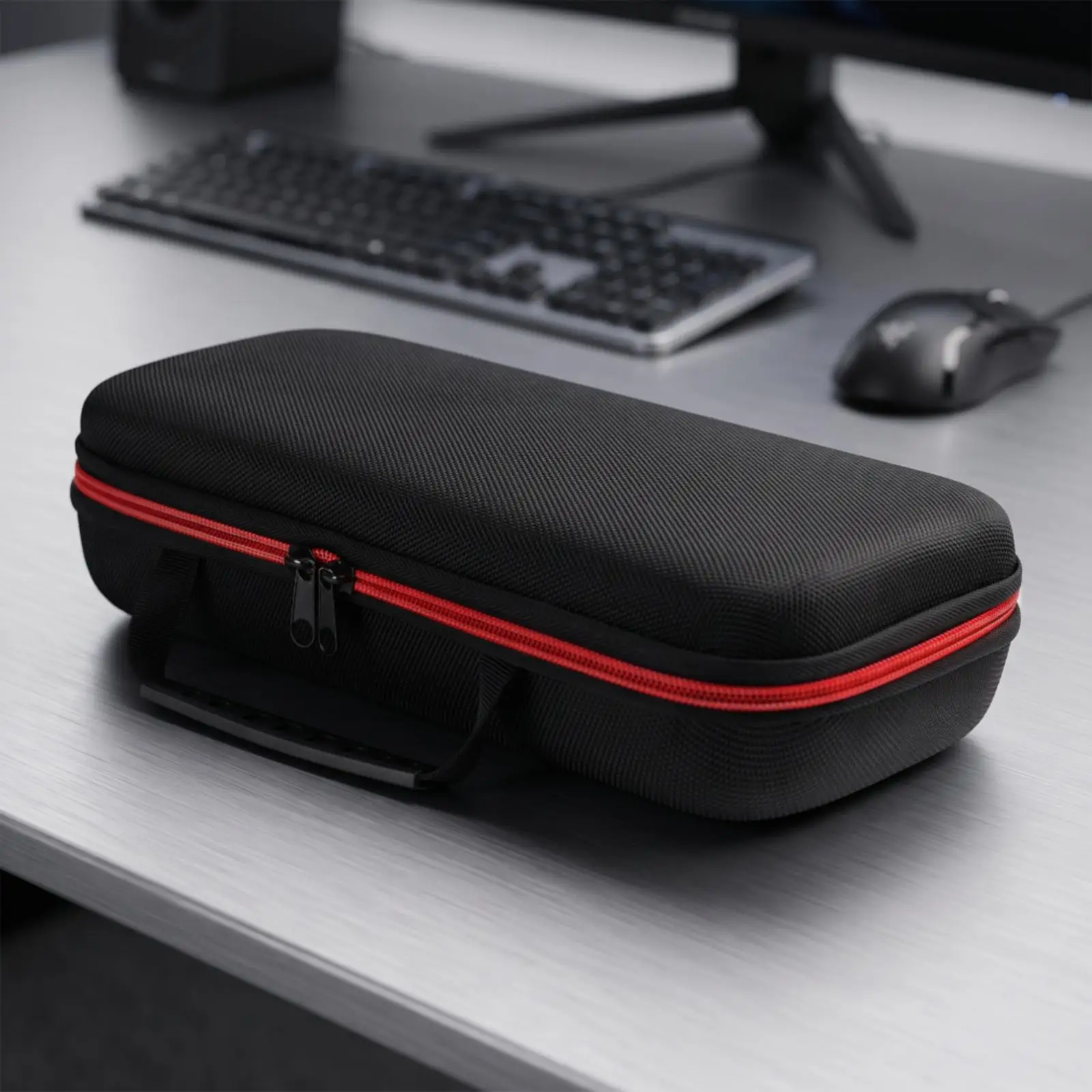 Vocal Mic Case Hard-Shell Vocal Mic Carrying Case Shockproof for Speakers