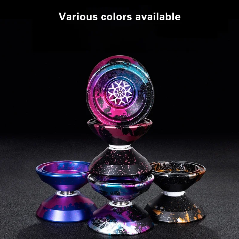 Yoyo Professional Magic yo yo Metal Yoyo With 10 Ball Bearing Alloy Aluminum High Speed Unresponsive Yo-Yo Classic Toys For Kids