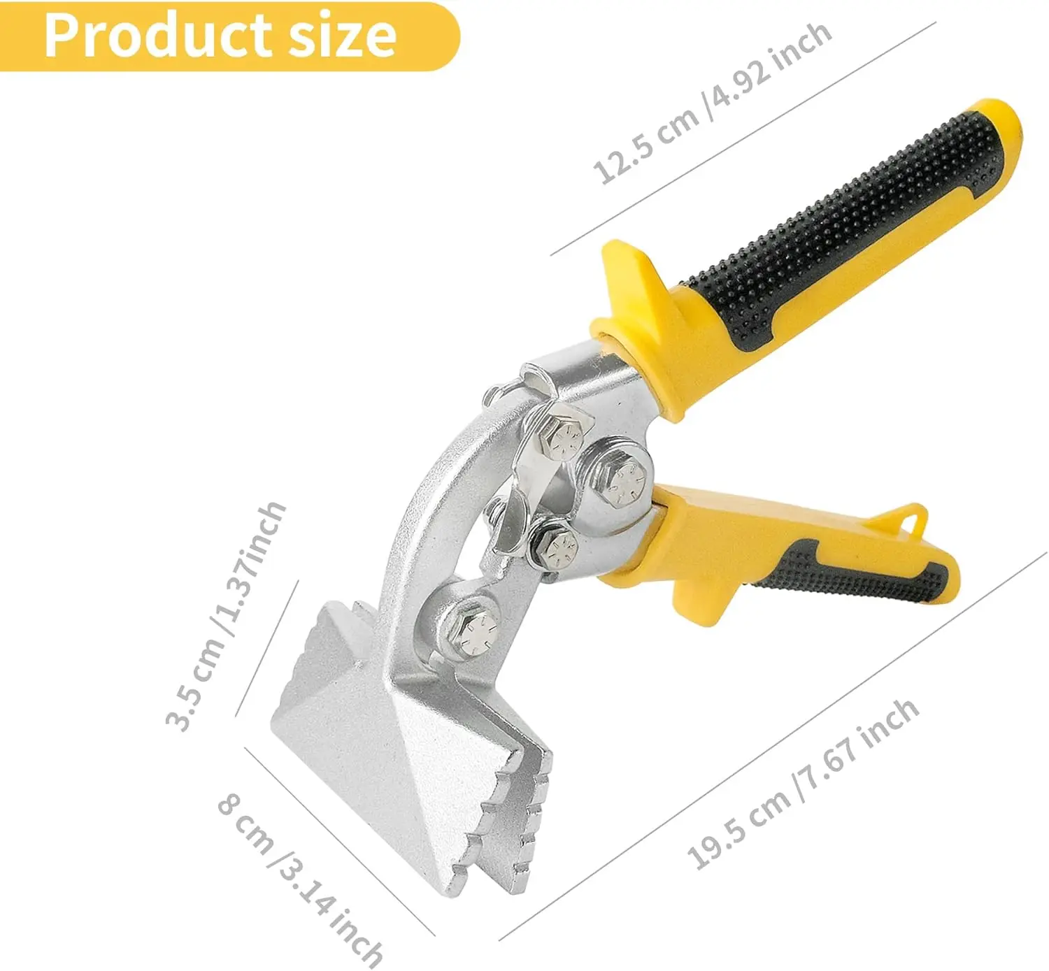 Sheet Metal Bender, 3 Inch Hand Seamers, Straight Jaw Sheet Metal Bender Tools, for Bending and Flattening Sheet Metal, Ergonomi