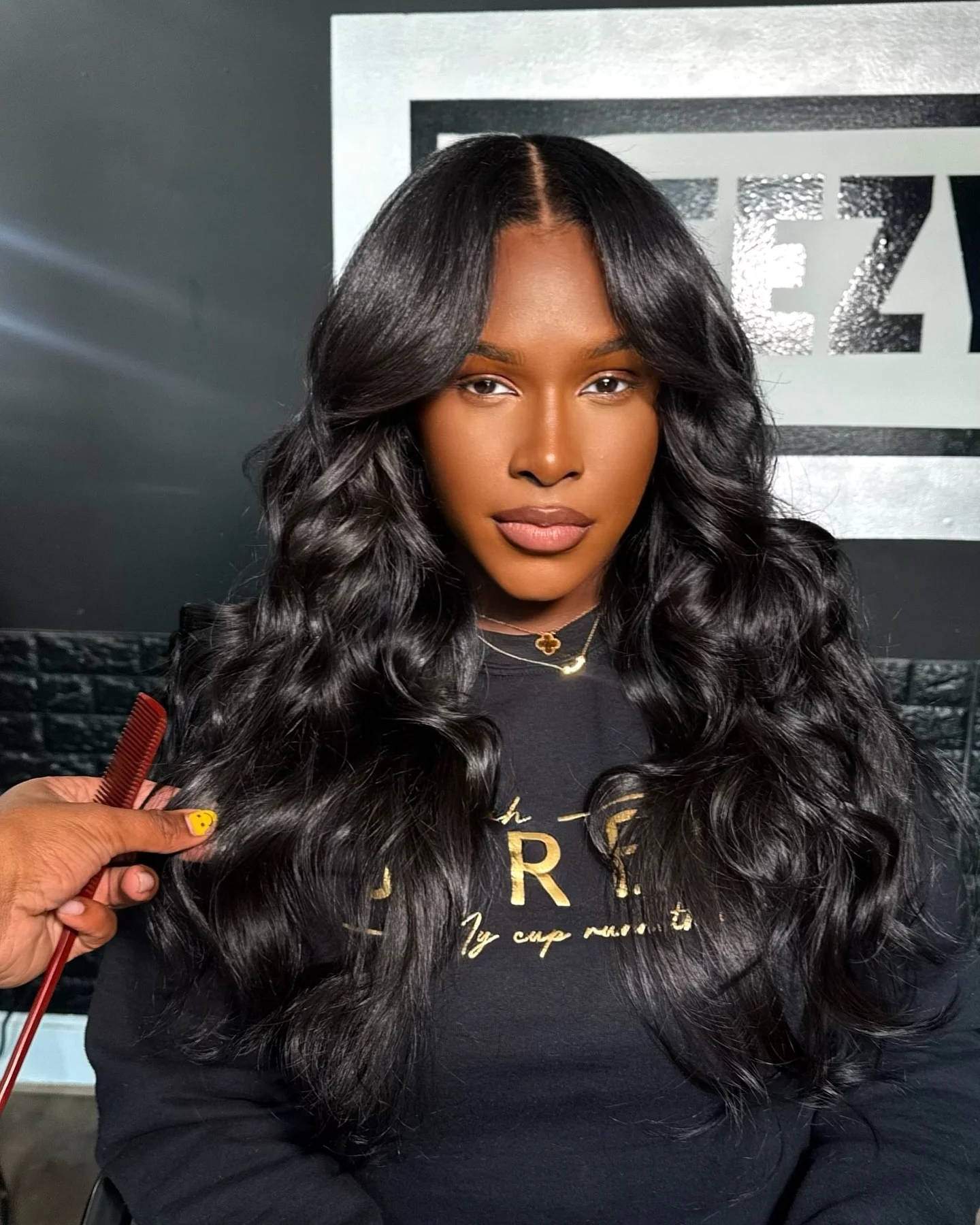 Pelucas frontales de encaje 1B, cabello humano transparente con onda corporal 13x6, 5x5, 200 de densidad, 13x4