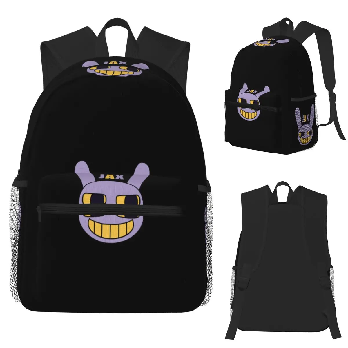 Jax With Name (The Amazing Digital Circus) Student Backpack School Bag Hiking Travel Daypack for Men Women Bookbag Shoulder Bags