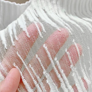 Feines Trikot von weiblichen Maschen, ärmelloses Pullover, knappe Bluse, Hochkragen, atmungsaktiv, bequemes T -Shirt, neue Mode, Sommer 10 Hauptverkäufe über neue Kleidung - №7