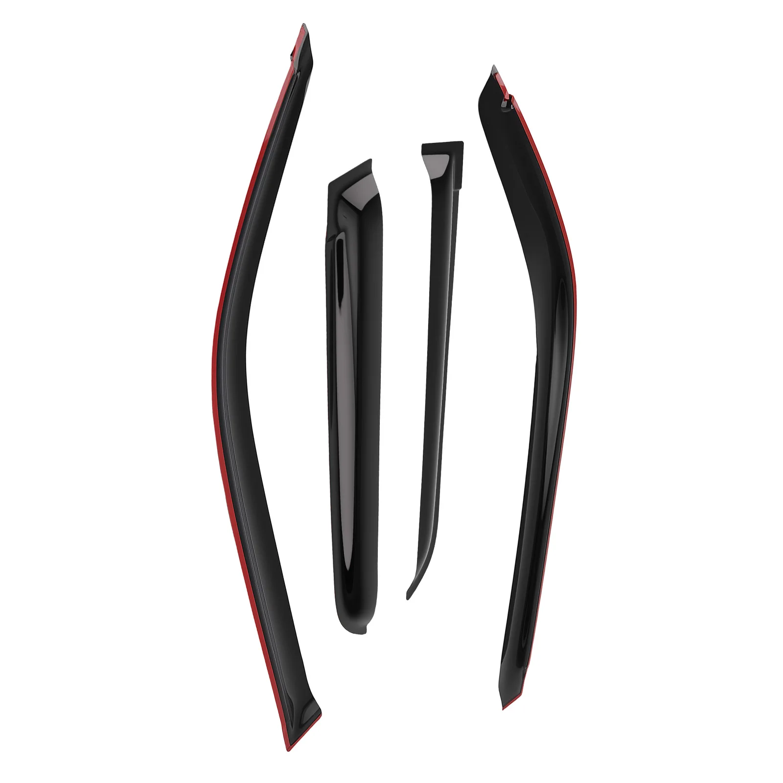 

Side Window Weather Shields for Toyota Yaris MK2 2005-2011 5-Door Black Set 4PC