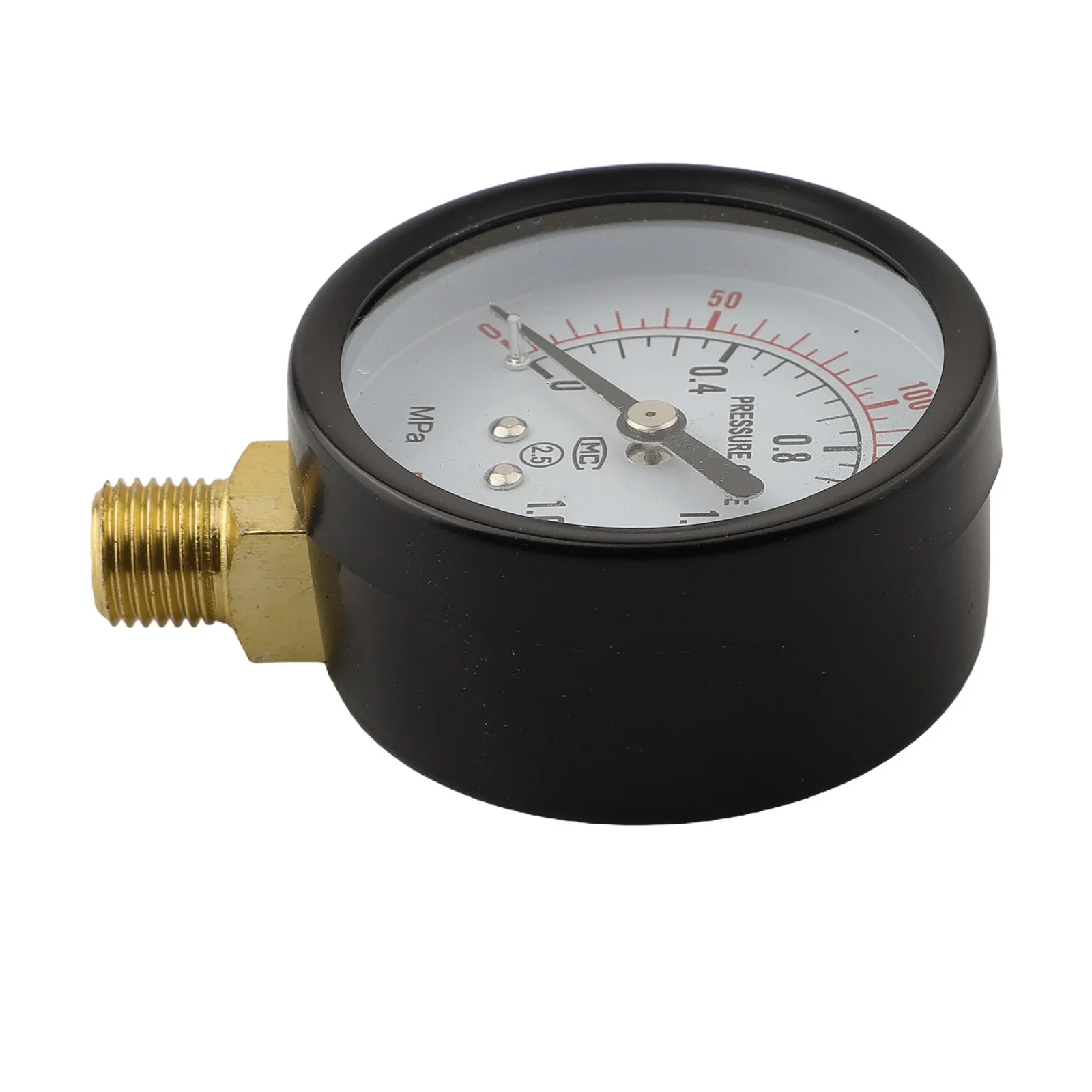 

Y60 Pool Filter Water Pressure Gauge Meter for Air Compressor Accurate Reading Sturdy Construction G1/4 Thread