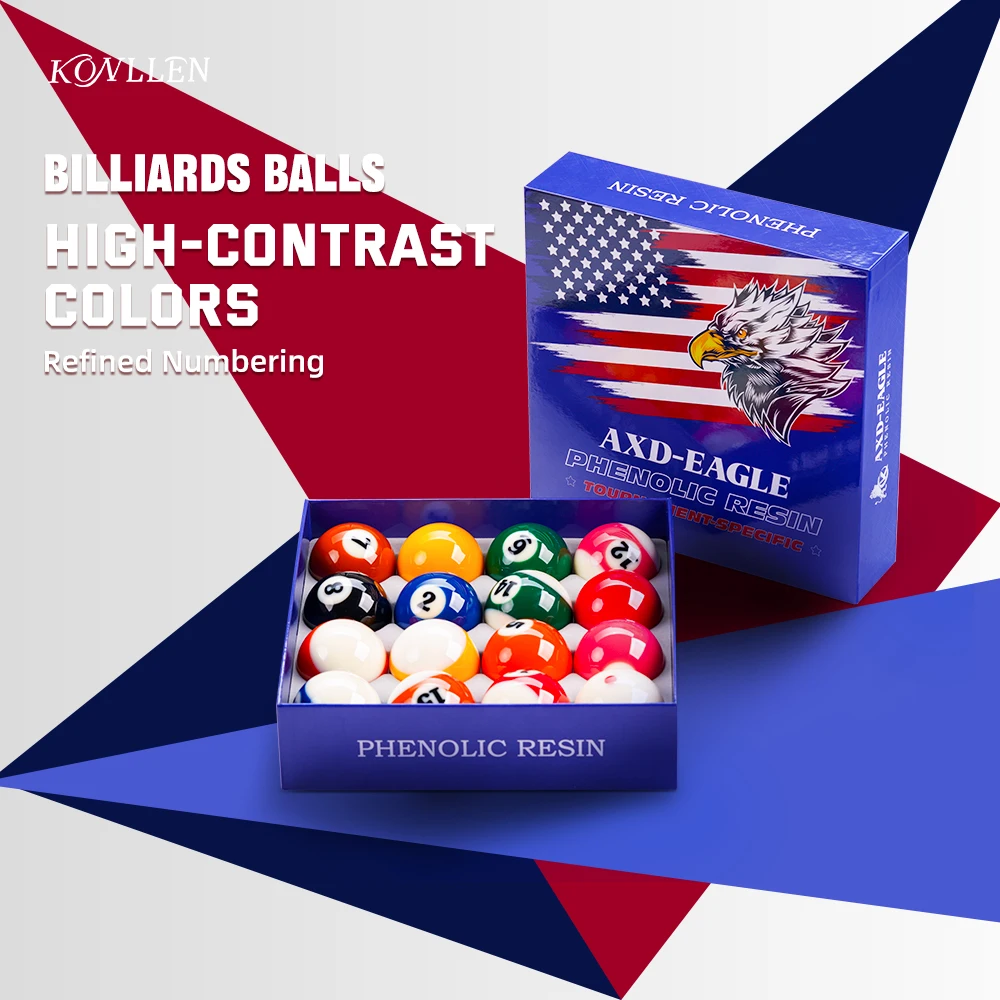 KONLLEN Phenolic Resin Billiard Balls Set 2-1/4