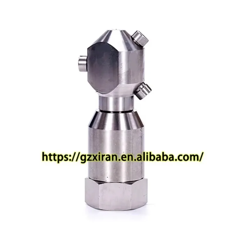 فوهة غسيل حاوية دوارة 360 درجة، موصل تنظيف دوار للنظافة الأنثوية 1/2 "3/4" لتنظيف الخزان