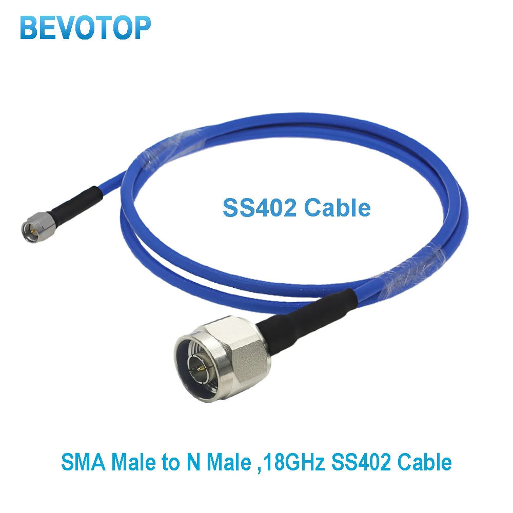 18GHz N Male  to SMA Male Plug SS402 Cable High Quality High Frequency Low Loss Test Cable RF Coaxial Pigtail Jumper