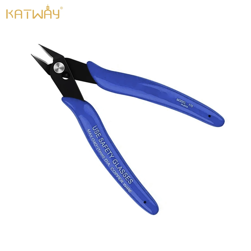 KATWAY Multi-Functional Pliers Stainless Steel Electrical Wire Cable Cutters Side Snips Diagonal Side Cutting Nippers HH-AA05