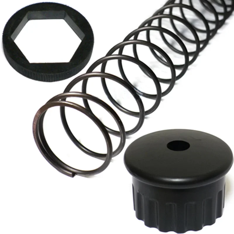 Tire Changer Accessories Hexagonal Bars Steel Vertical Shaft Spring Compression Spring Plastic Press Cap Damping Rubber Washer