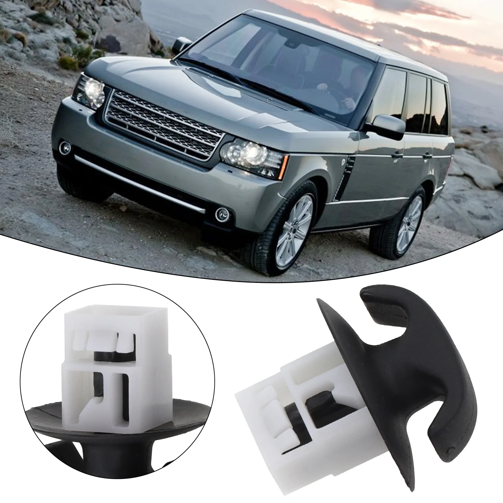 For Land For Rover L359 & L322 Trunk Clip Interior Accessories Plastic 1 Piece LR004797 LR003695 Direct Replacement