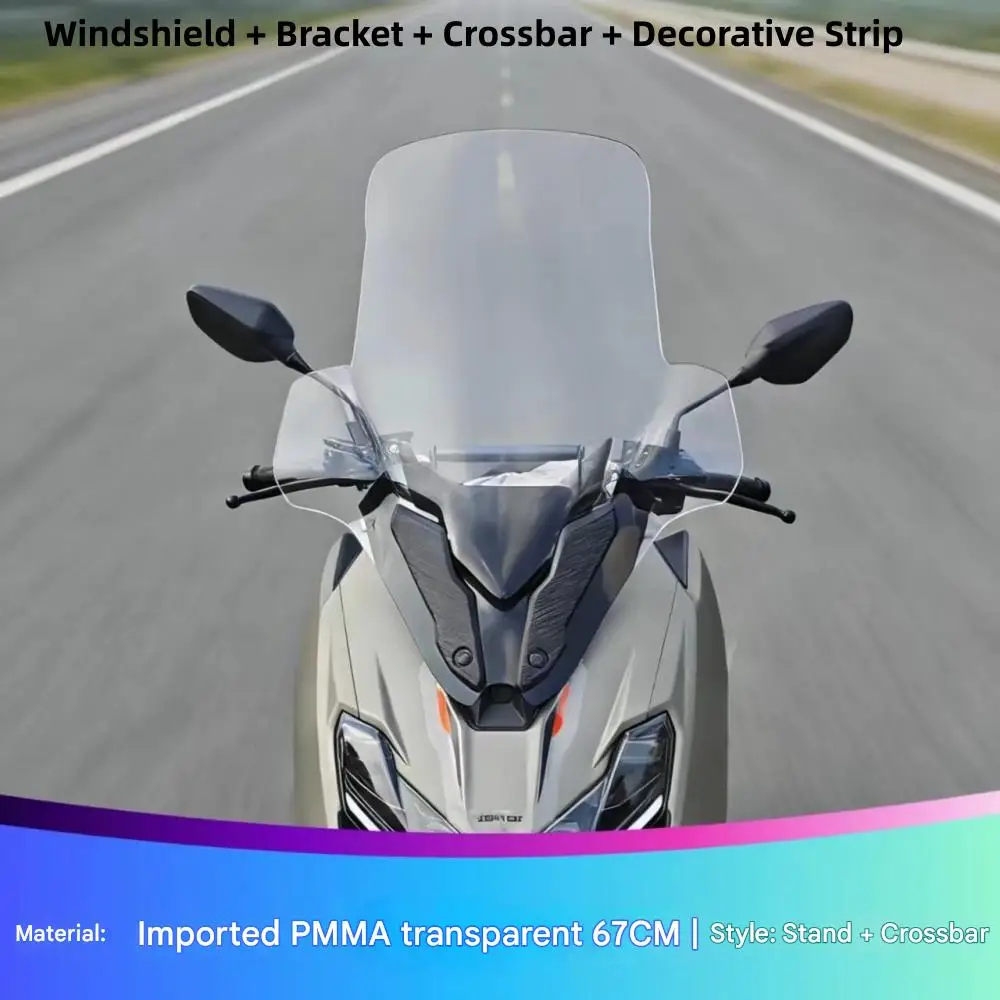 Windshield modification for ZONTES 150X handguard windshield, front windshield motorcycle modification parts (Zongshen 150x)