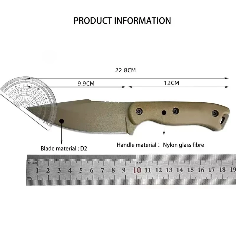 KB Becker BK18 قصيرة الحربة شفرة مثبتة سكين في الهواء الطلق الصيد سكينة سرفايفل سكينة تكتيكية المشي لمسافات طويلة الدفاع عن النفس سكين EDC سكين