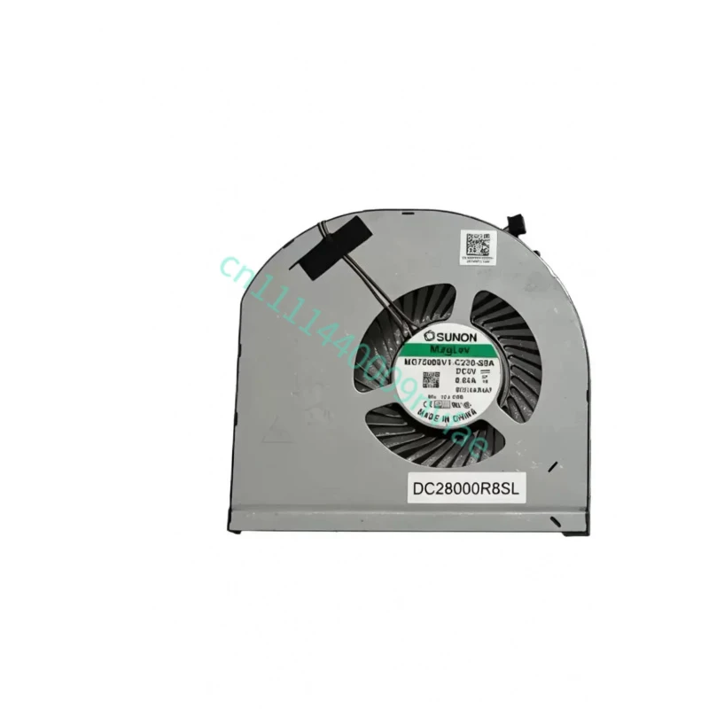 Laptop Cooling FAN For DELL Precision M7750 M7760 Fan MG75090V1-C250-S9A 0KPYYT RTX5000 series 0.2