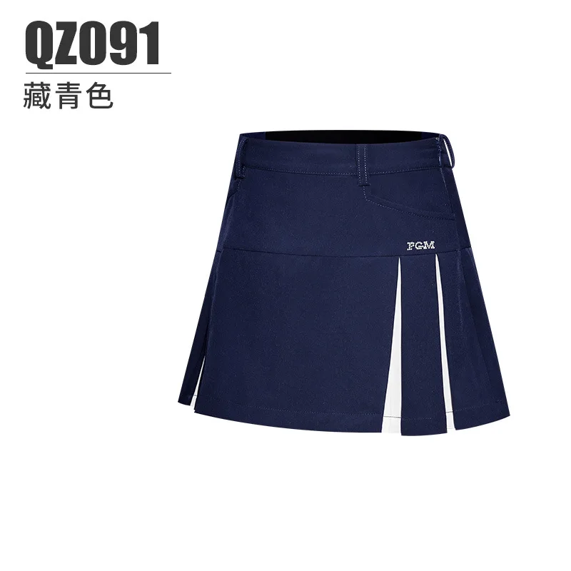 

PGM Юбка для гольфа для девочек Летние спортивные противоплавающие юбки Юбка трапециевидной формы с эластичным поясом QZ091