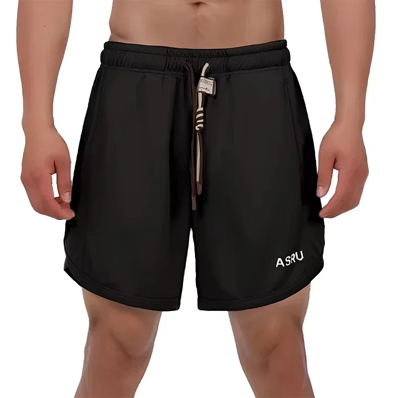 

Men's Summer Quick Dry Running Training Shorts Sports Casual Clothing Man Gym Fitness Workout Grid Athletics Jogger Short Pants