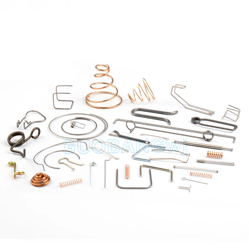 Brass/Stainless Steel Compression, Tension, Torsion Springs, Custom Shapes, Wire Bending with Hooks, for Industrial Machinery