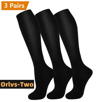 3 Pairs Compression Socks for Circulation 1