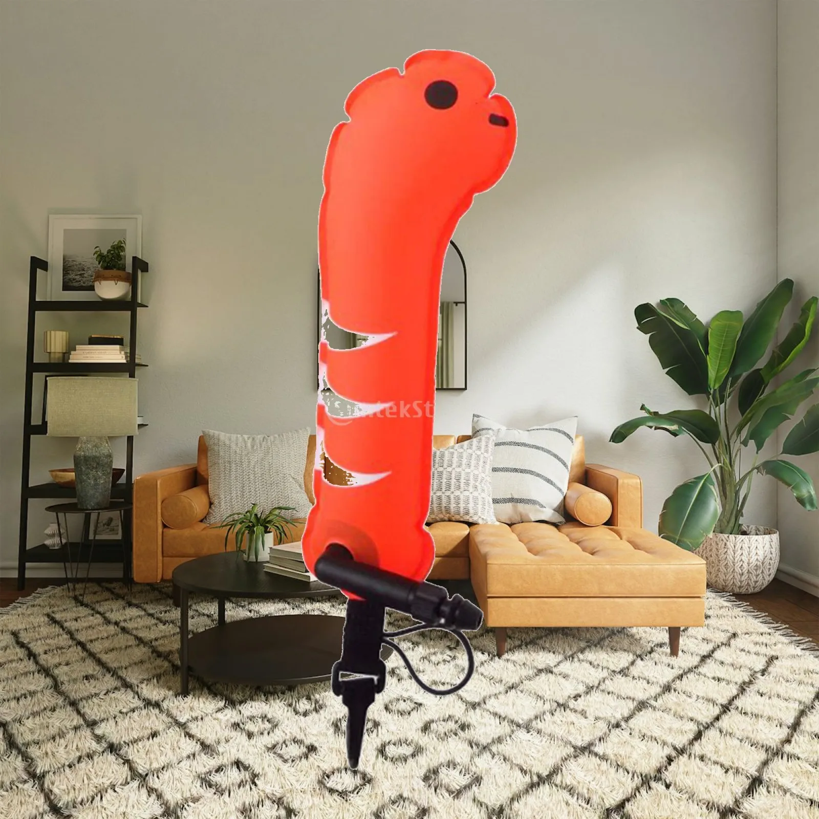 Surface Marker Buoy Mini Diving Gear Diving, Inflatable Buoy Tube Sausage Smb for Spearfishing Snorkeling Accessory