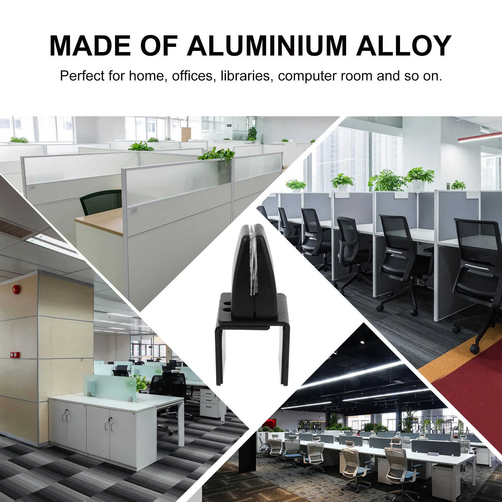 

1Pcs Screen Partition Clamp U-Type Desktop Glass Divider Clip Office Desk Support Privacy Tool Desk Divider Clamp